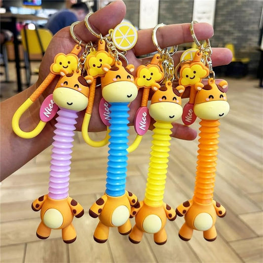 Girraffe Expandable Keychain