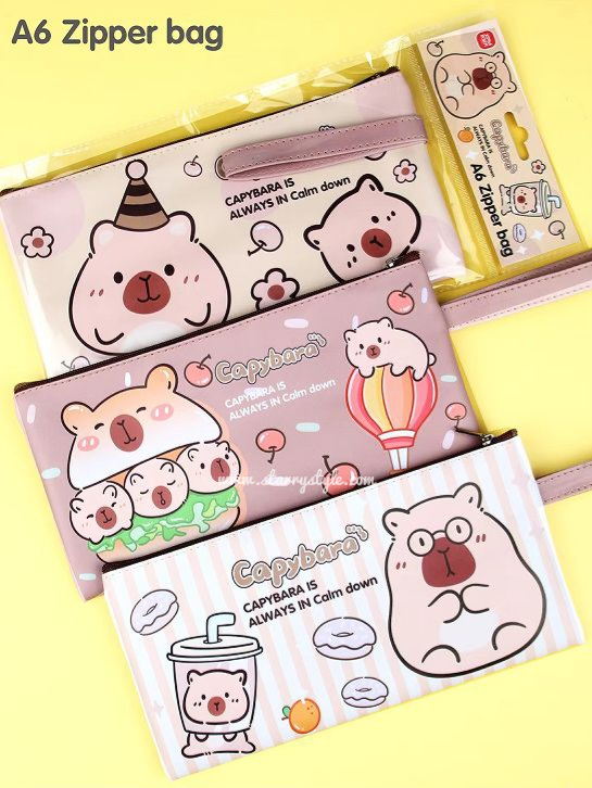 Capybara Zipper Pouch