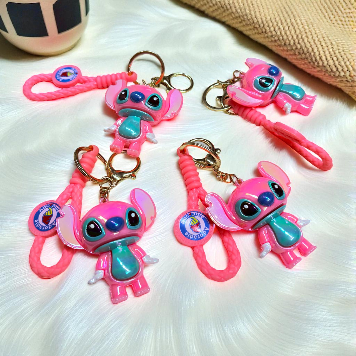 Stitch UV Keychain