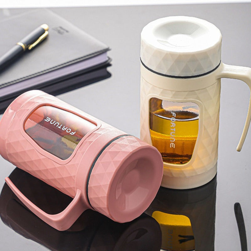 Diamond Sip Glass Mug