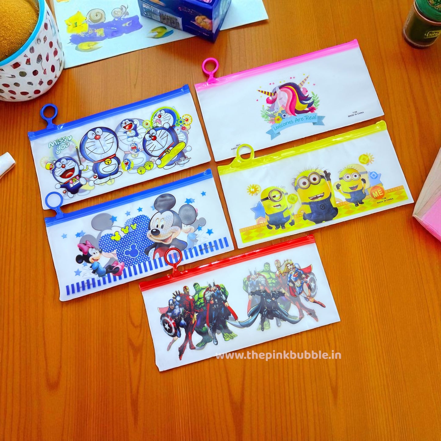 Cartoon Character Zipper Pouch