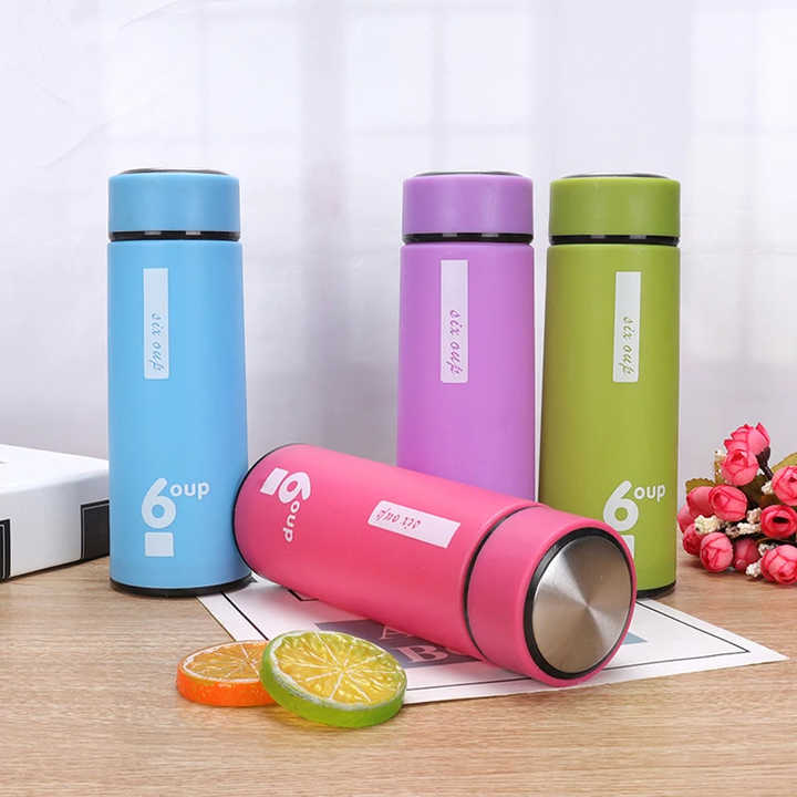 Colorful Glass Water Bottle
