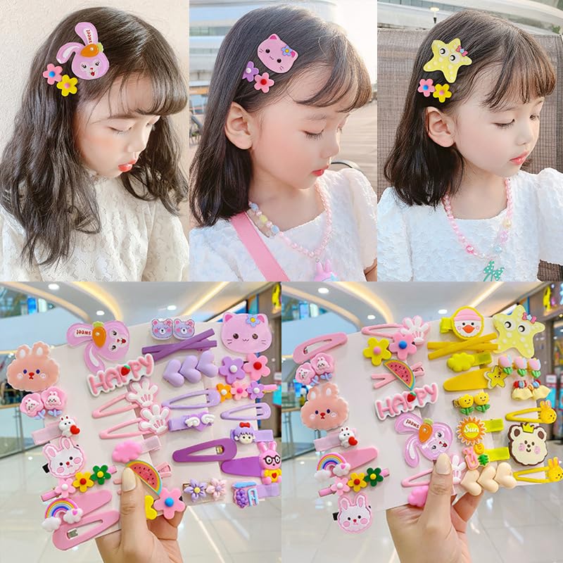 Sweet Charm Hair Clips Set
