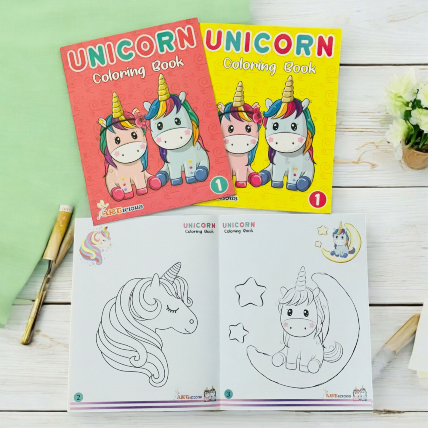 Unicorn Coloring Book