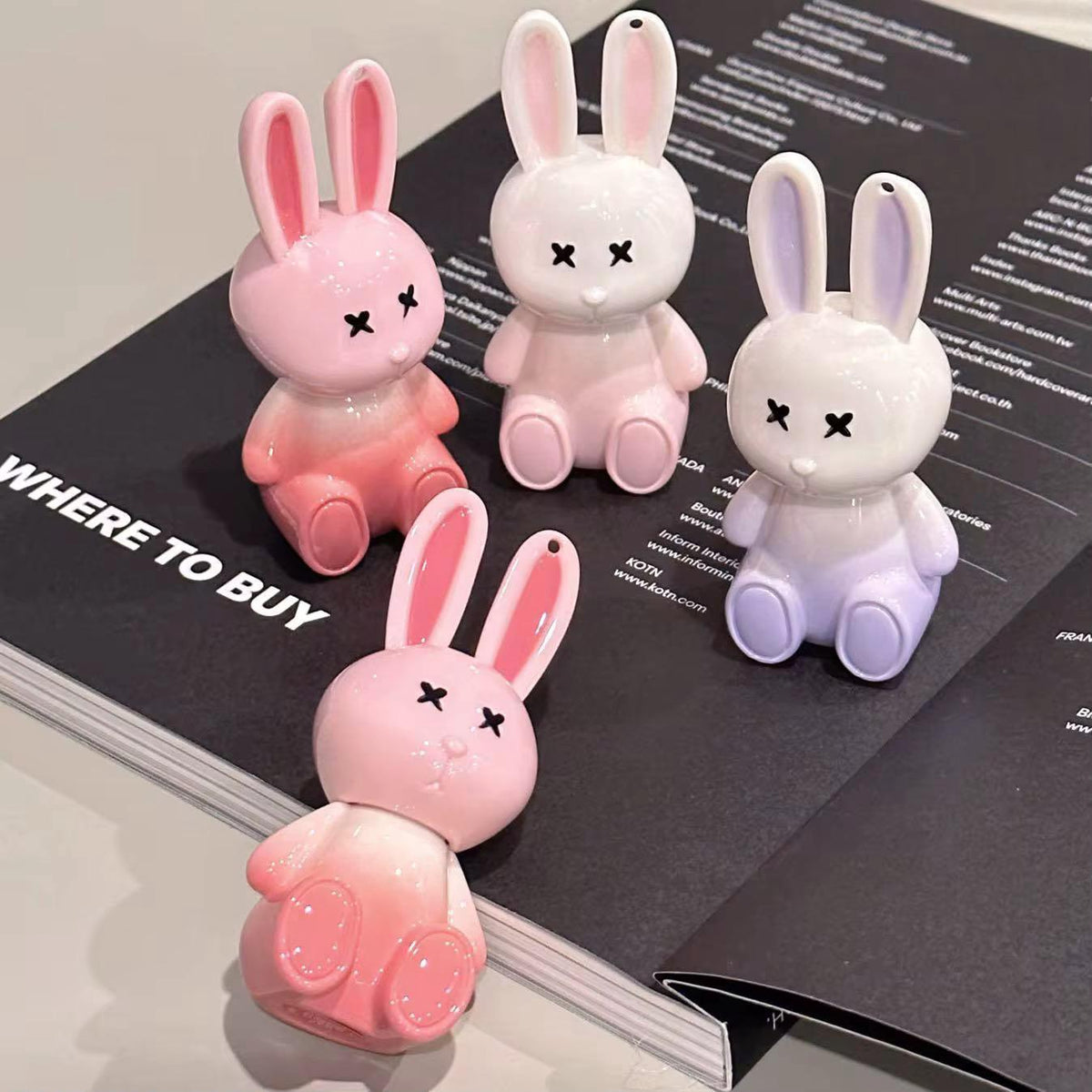 Kawai Teddy Keychain Tinted Lipstick ( Code TL-01)