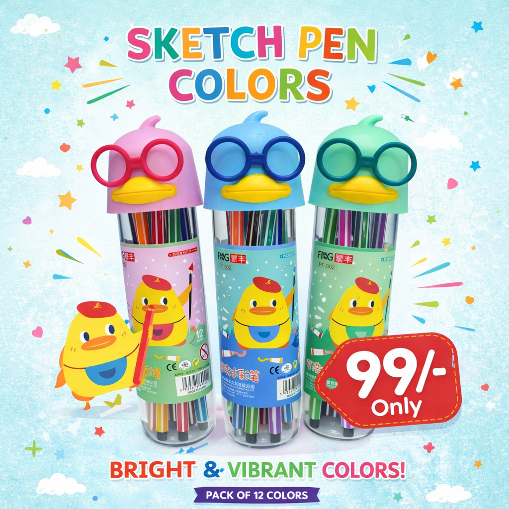Quacky Color Sketch Set