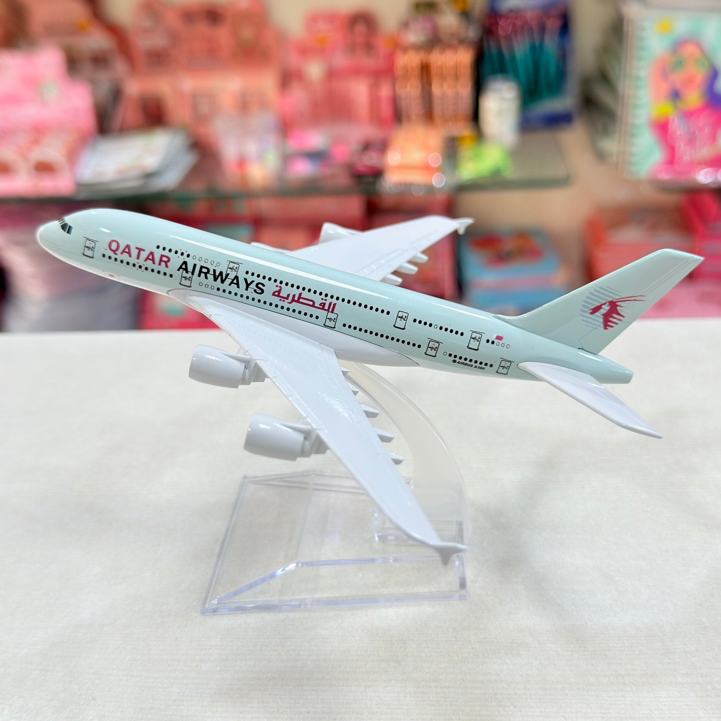 Qatar Airways Airbus-A380 || Metallic Model