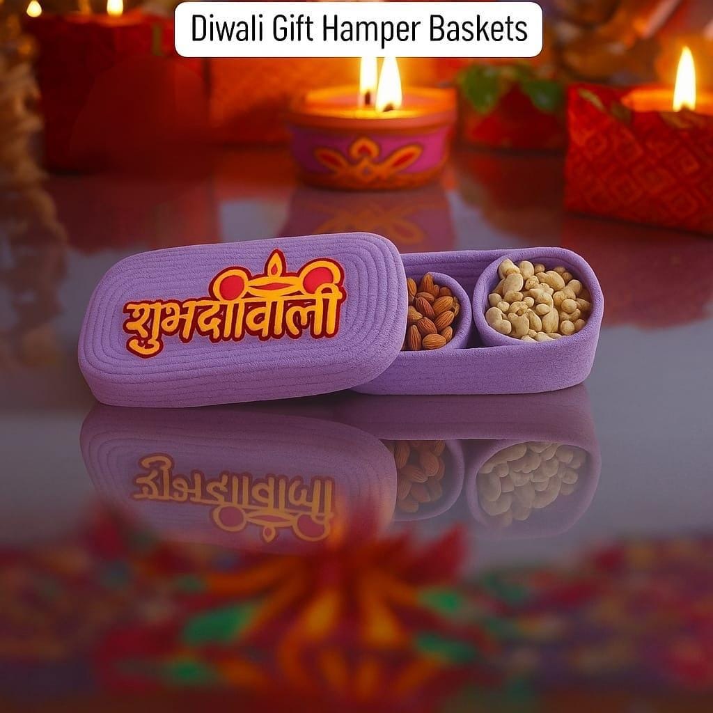 Premium Dry Fruit Tray ( 2 Compartments)