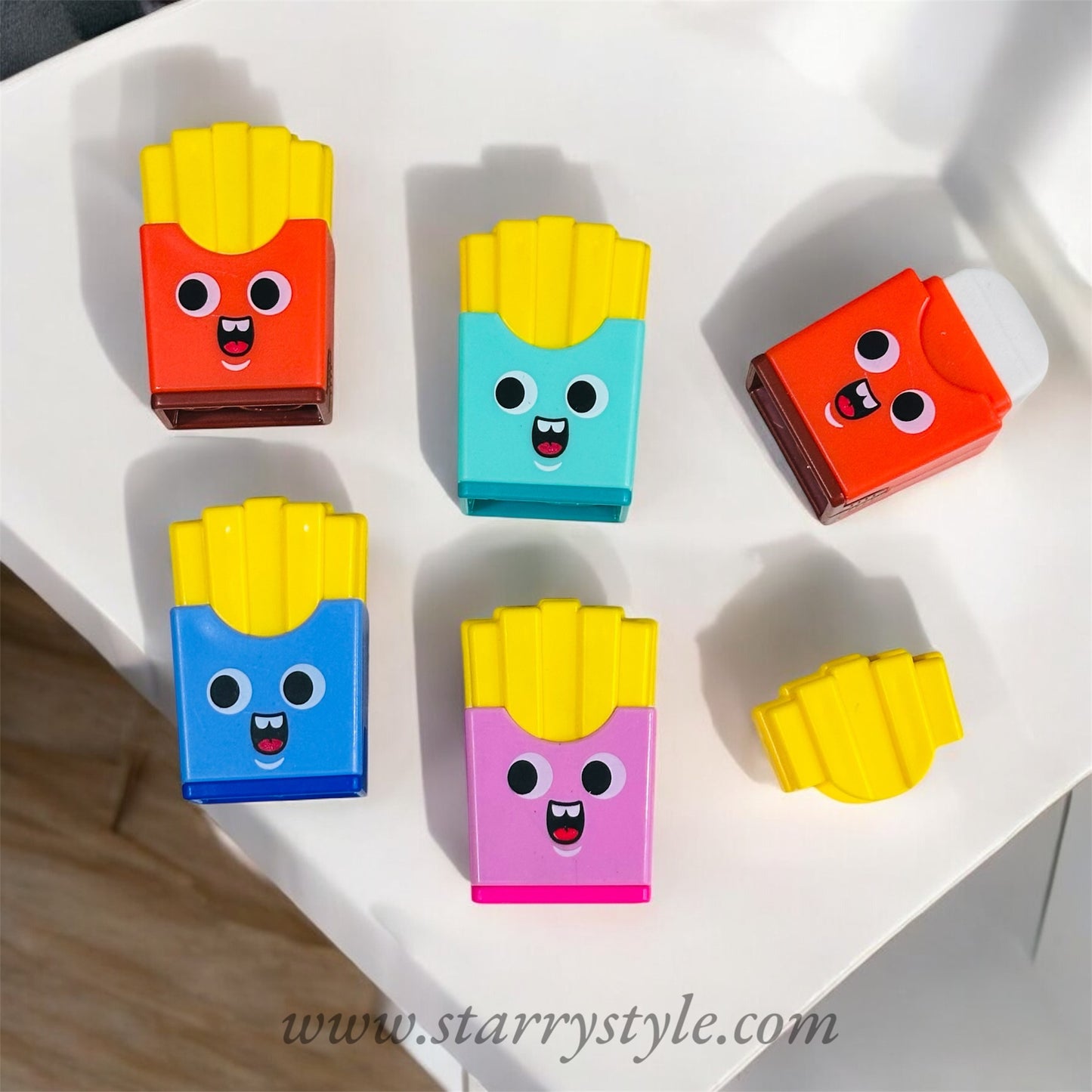 French Fries Eraser Plus Sharpener| Premium Quality