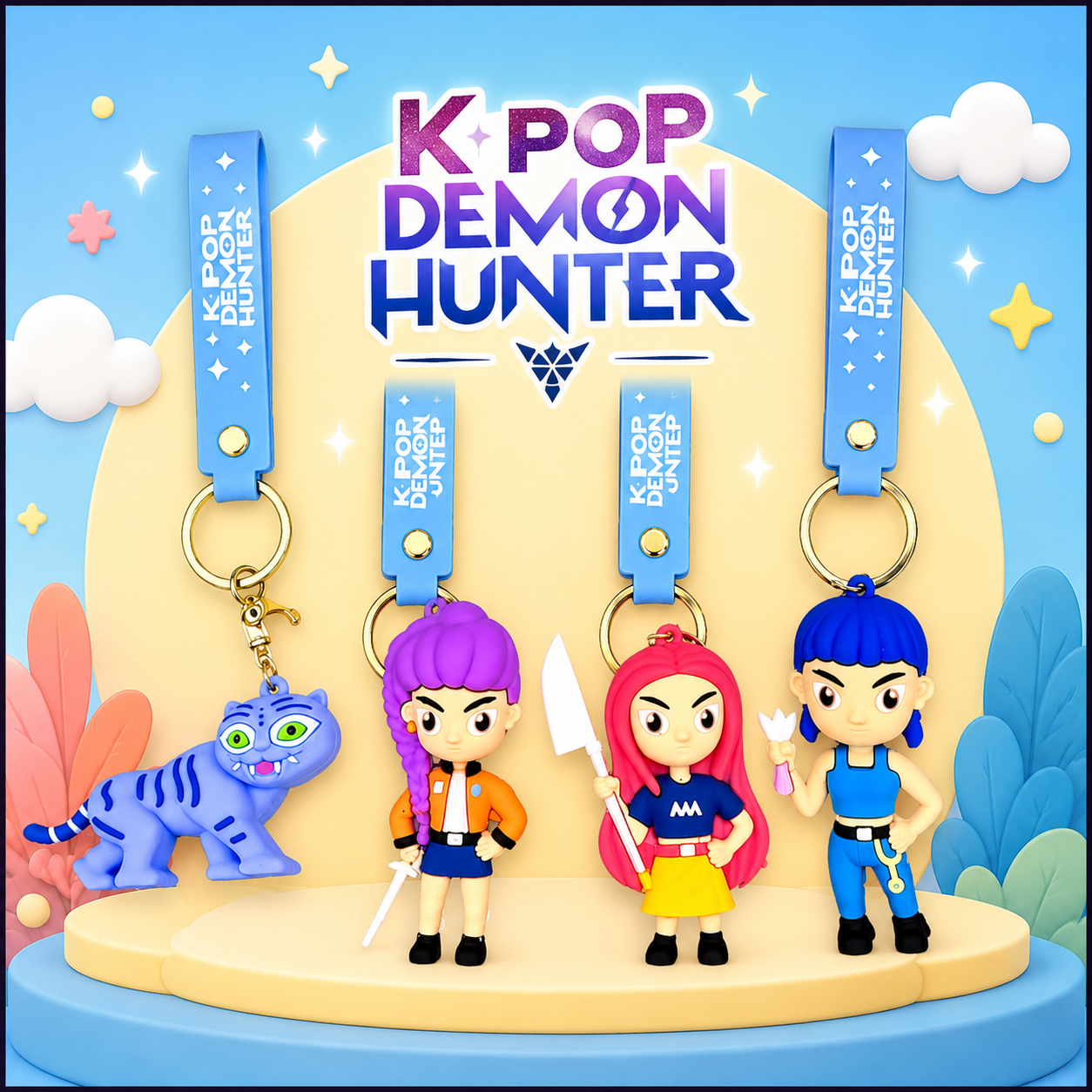 K-POP Demon Hunter Keychains