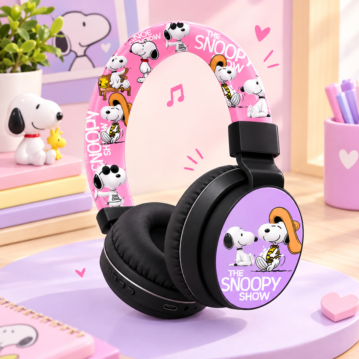 Snoopy Melody Headphones