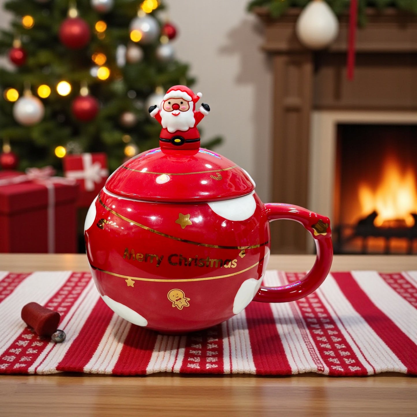 Sphere Santa Mug