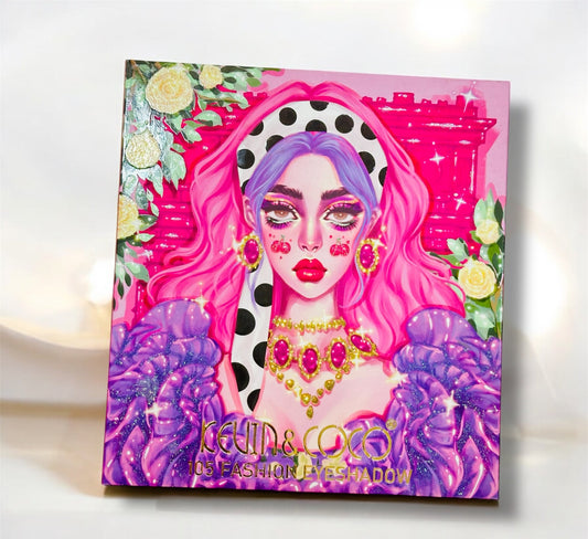 Coco Complete Makeup Palette| Four Folding Layers| 105 Colours Face Palette