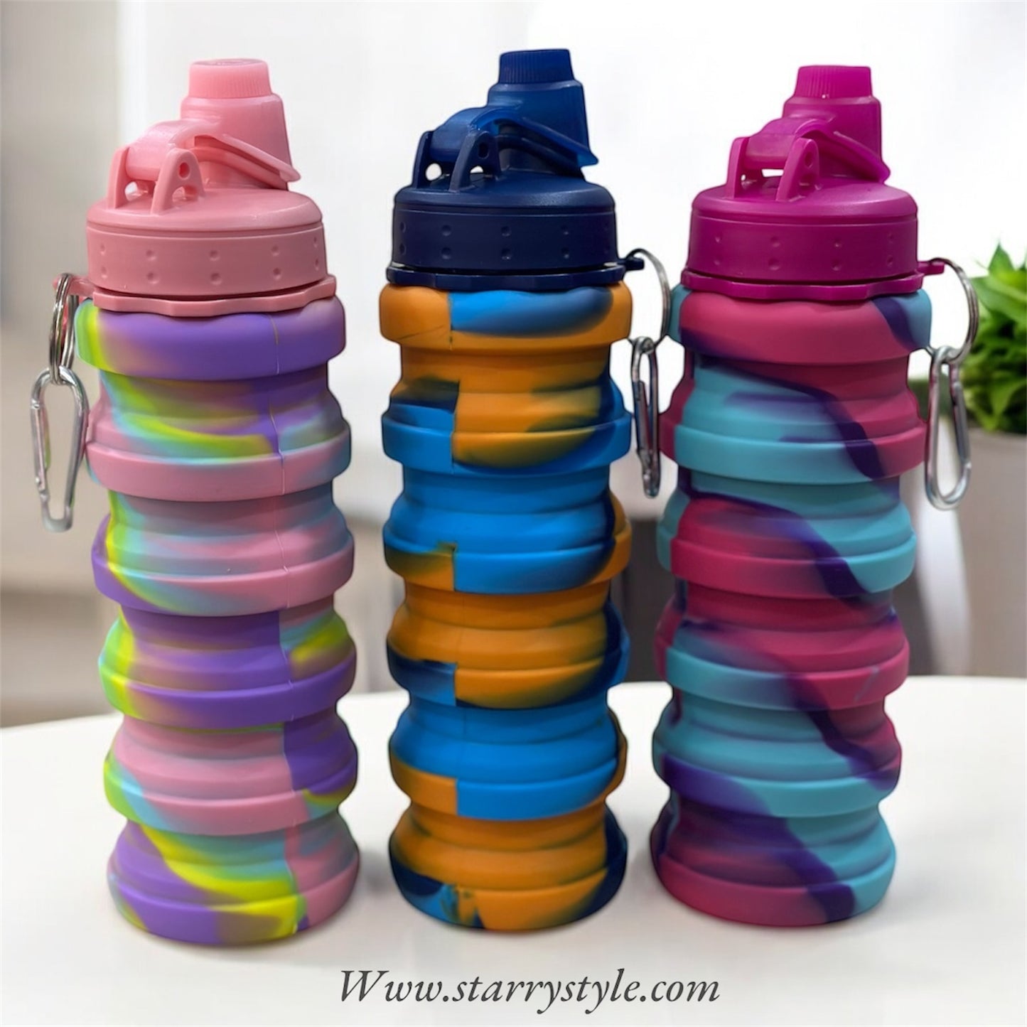 Expandable Folding Water Bottles