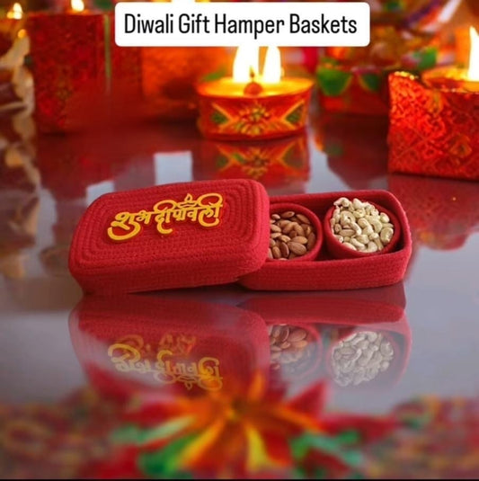 Premium Dry Fruit Tray ( 2 Compartments)