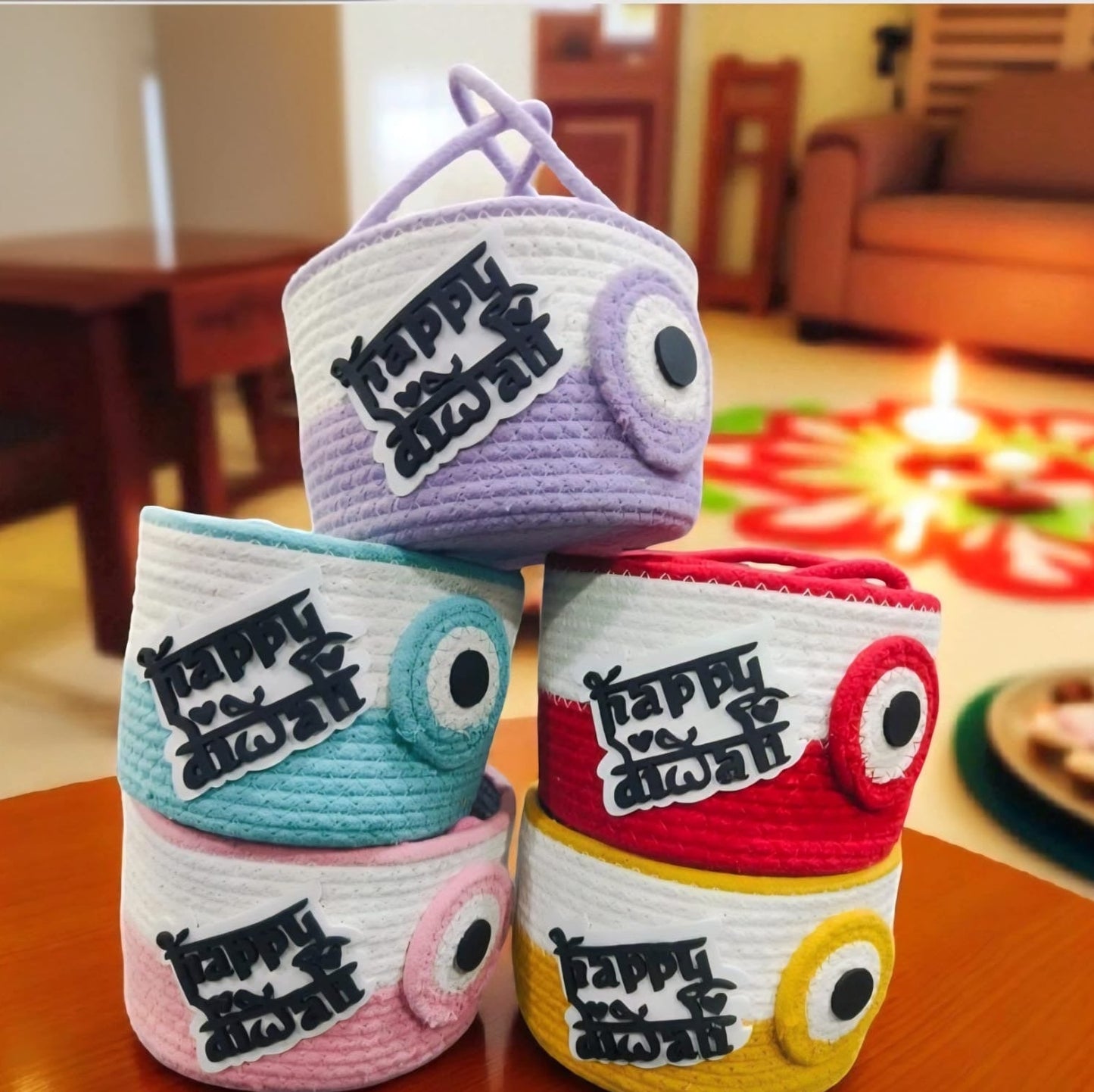 Evil Eye Happy Diwali Basket DB04