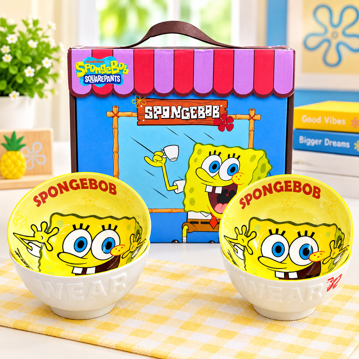 Spongebob Ceramic Bowl Set