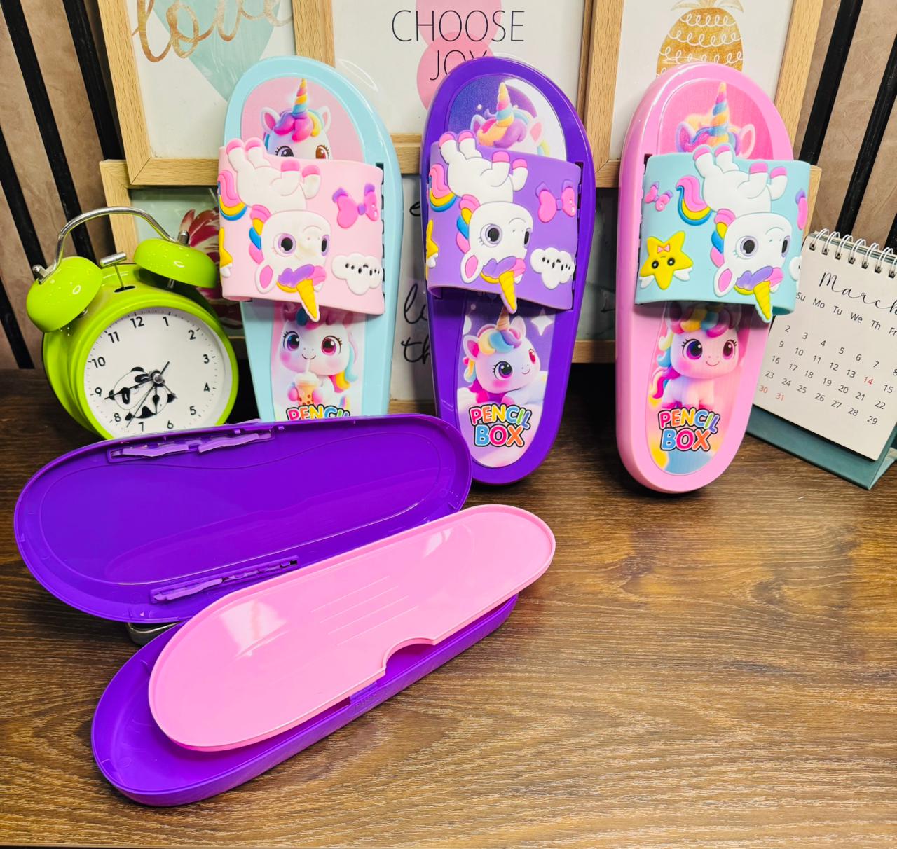 Unicorn Dream Slipper Pencil Pouch