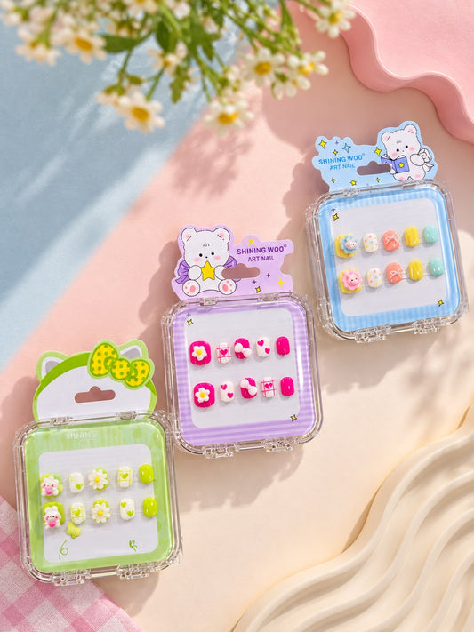 Kawaii Claws 3D Press-On Artificial Nails