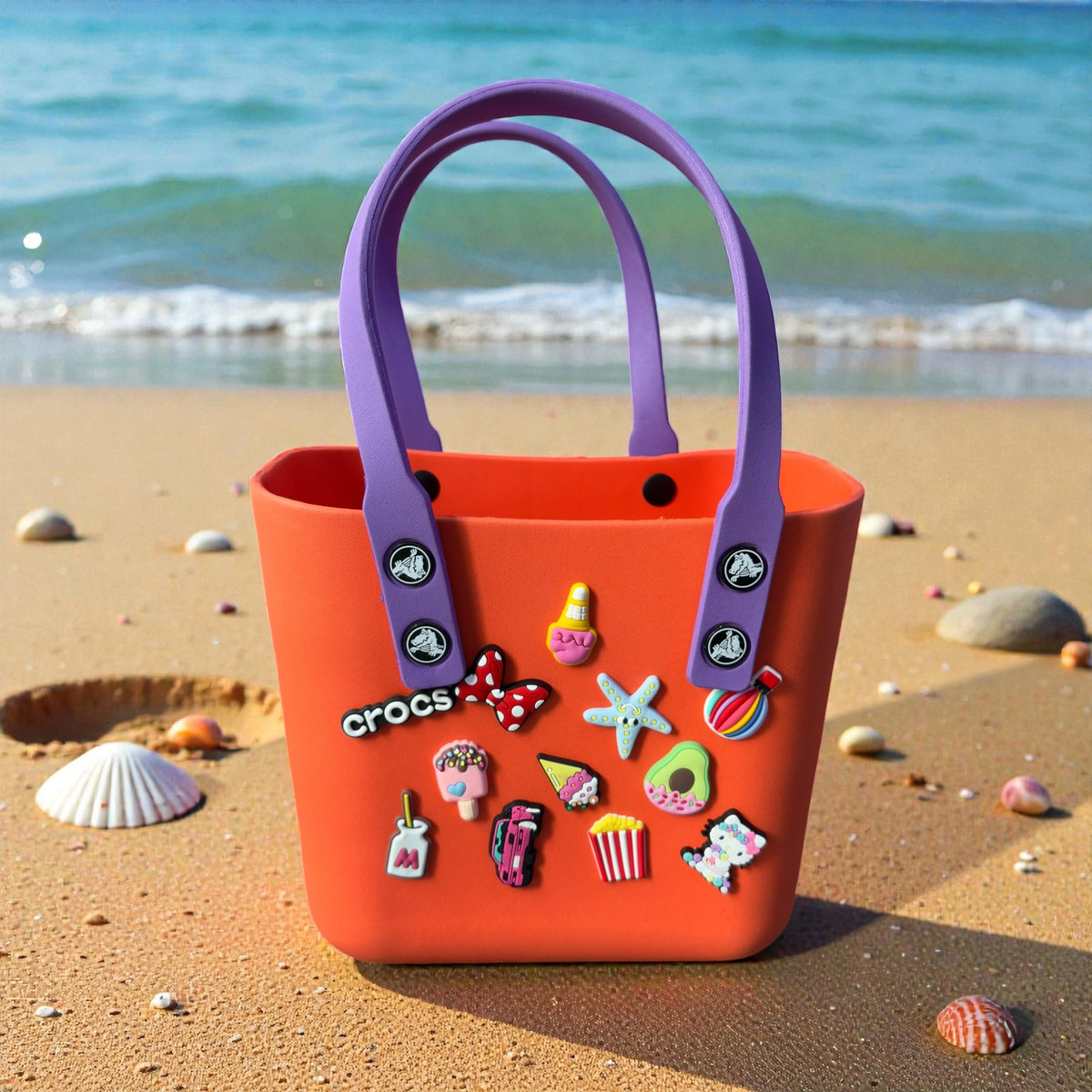 Silicon Charms Bag (Medium Size)