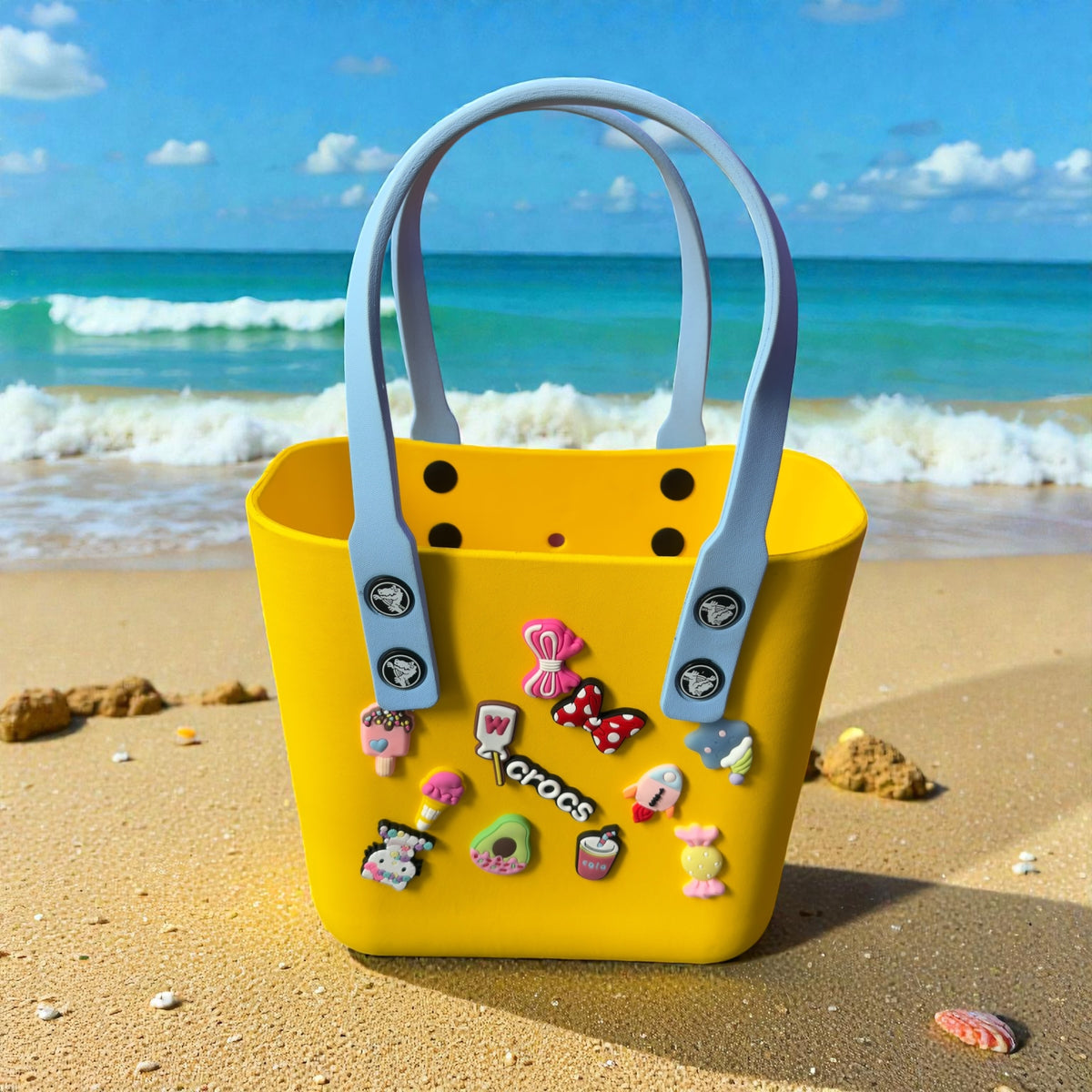 Silicon Charms Bag (Medium Size)