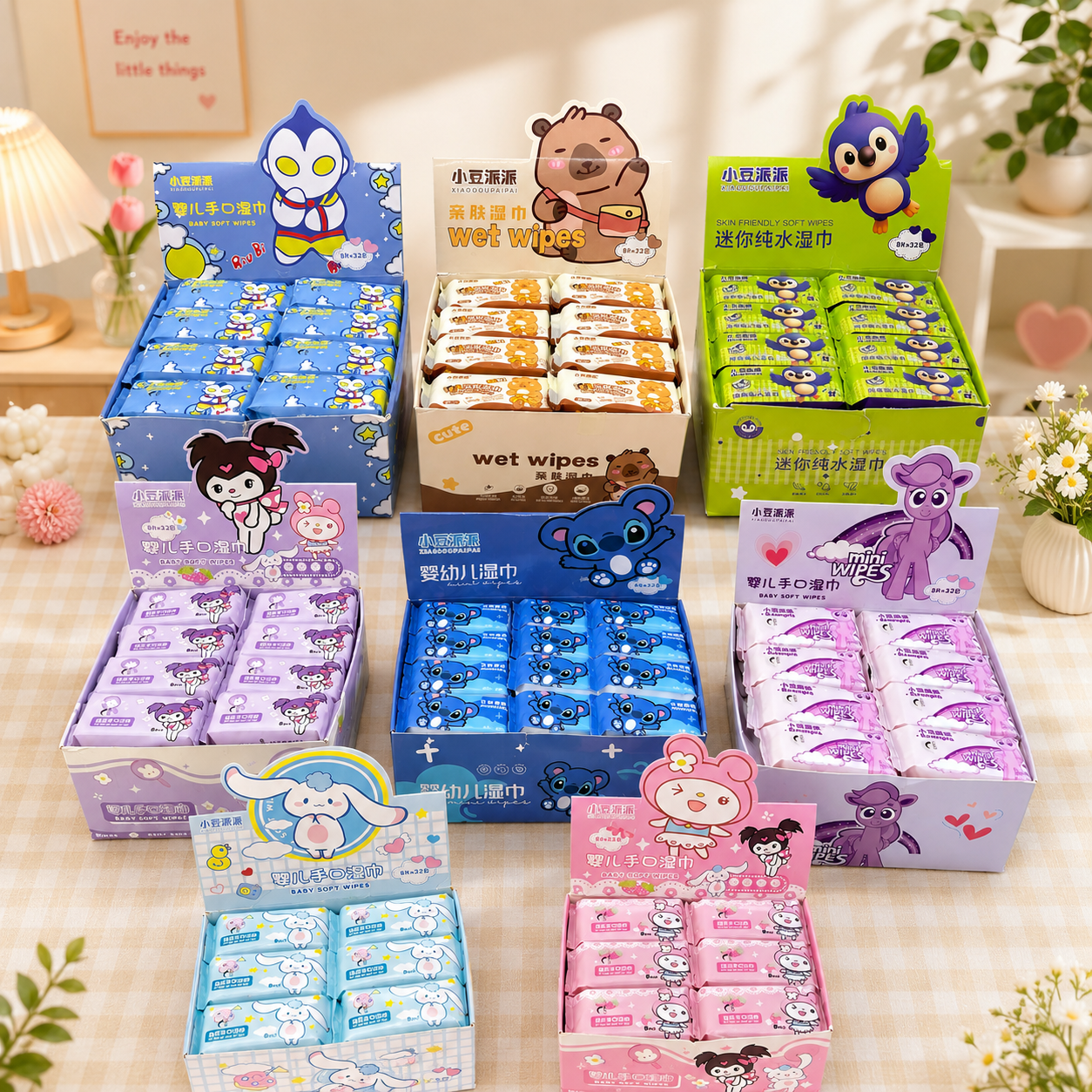 Tiny Fresh Wipes Packet (Pack Of 8 Tissues)