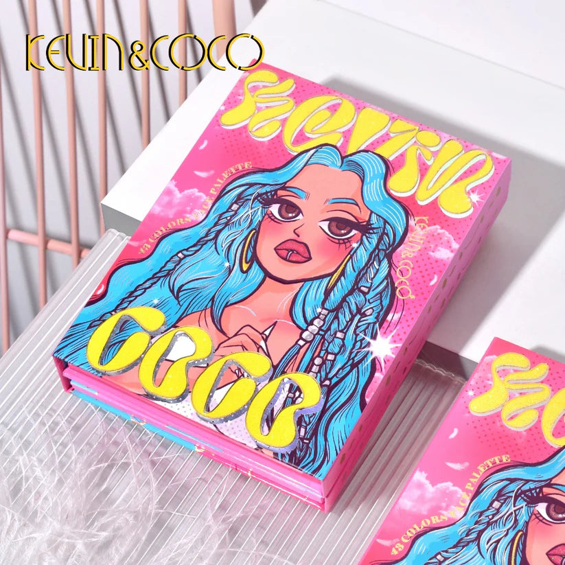 Coco-C Complete Makeup Palette | Four Layer Folding Booklet