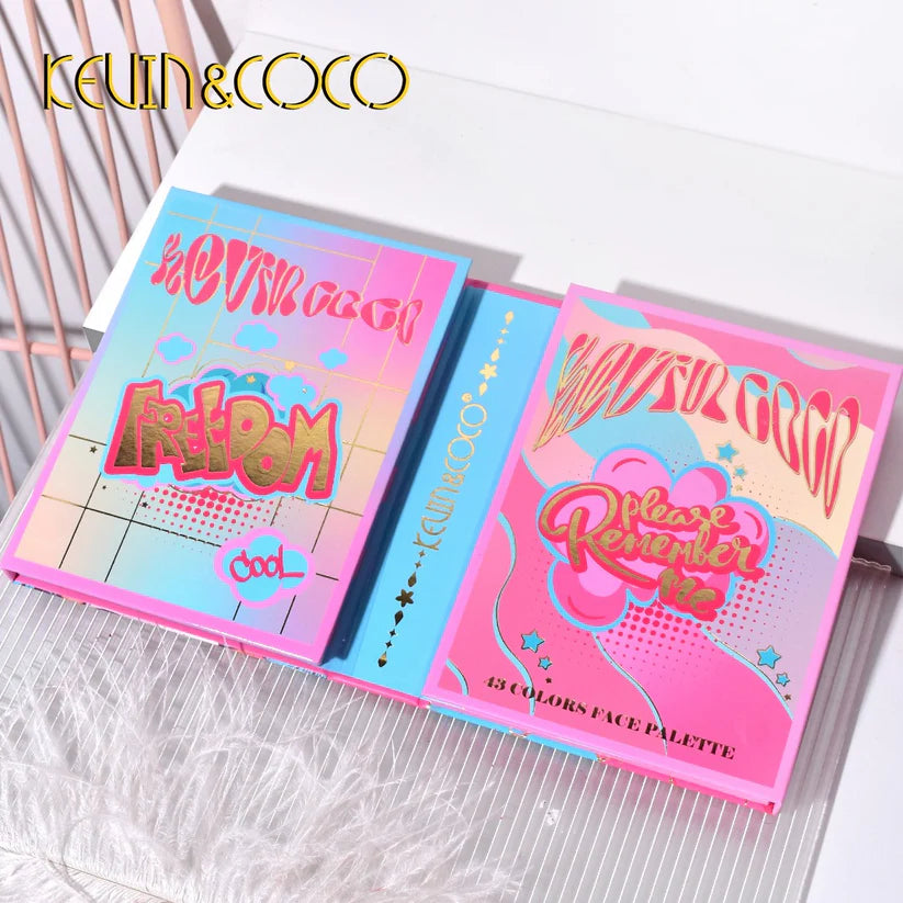 Coco-C Complete Makeup Palette | Four Layer Folding Booklet