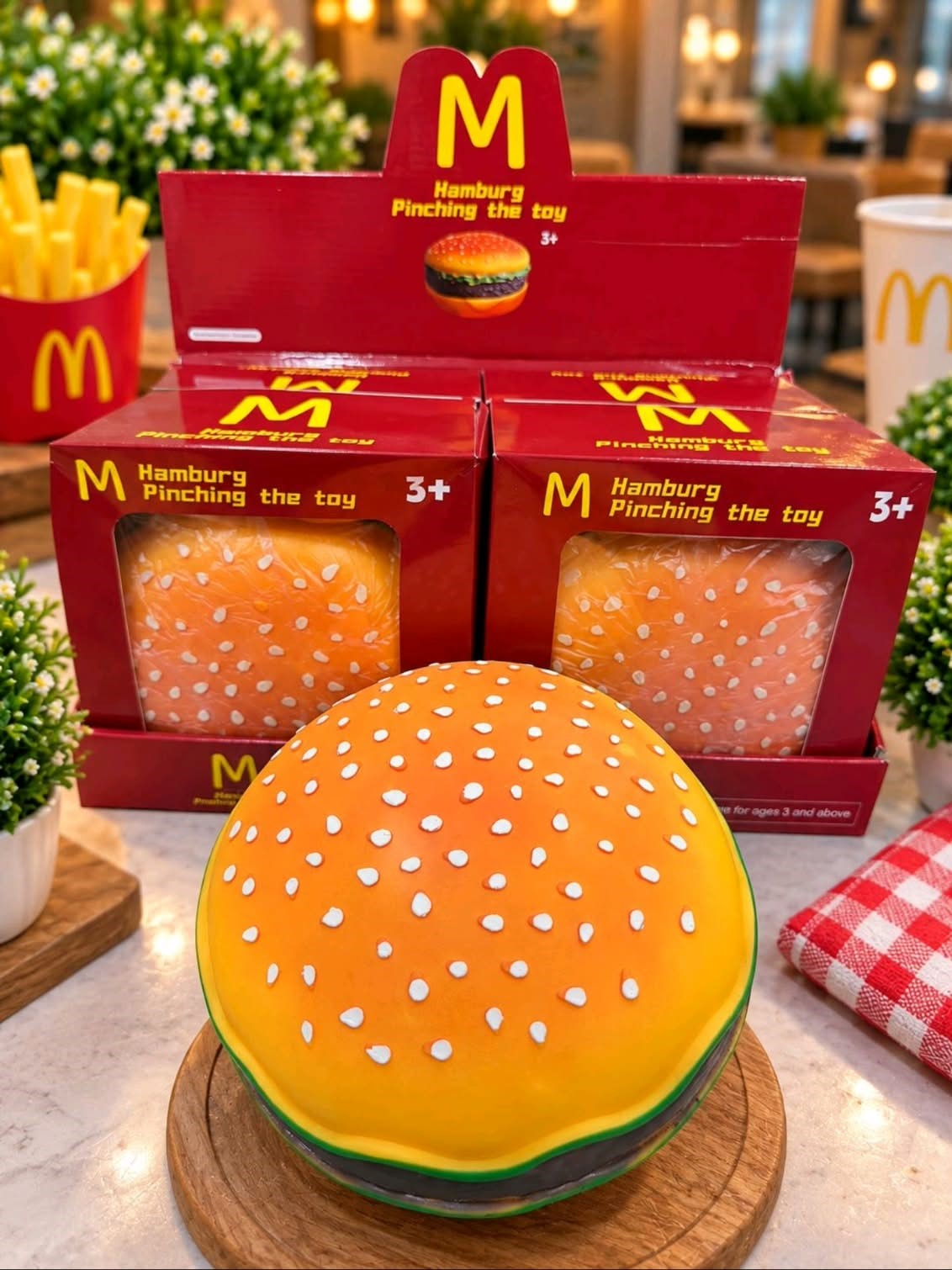 Jumbo Burger Squishy