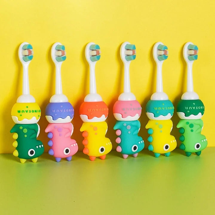 Dino Toothbrush TB02 (Pack of 1) | Box Packing | Travel Friendly