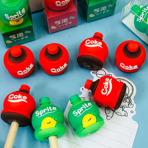 Soft Drink Eraser+Sharpener