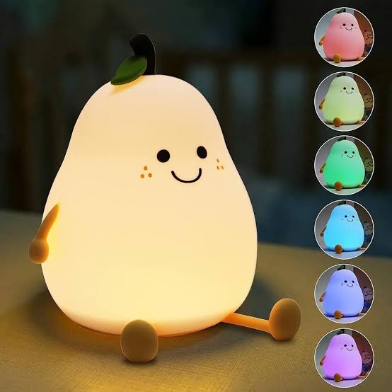 Silicon Pear Shaped Night Lamp