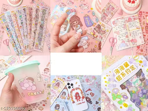 KAWAII STICKERS (Pack of 12 sheets)