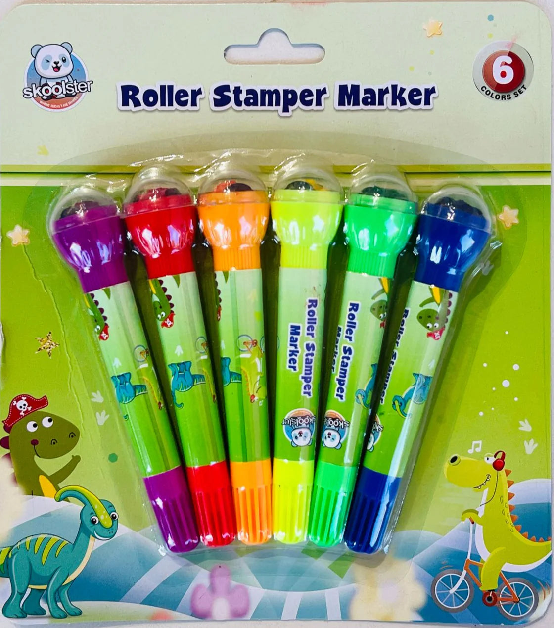 Roller Stamp Marker ( Pack of 6 )