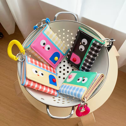 Pink Bubble Candy Peek Wallet