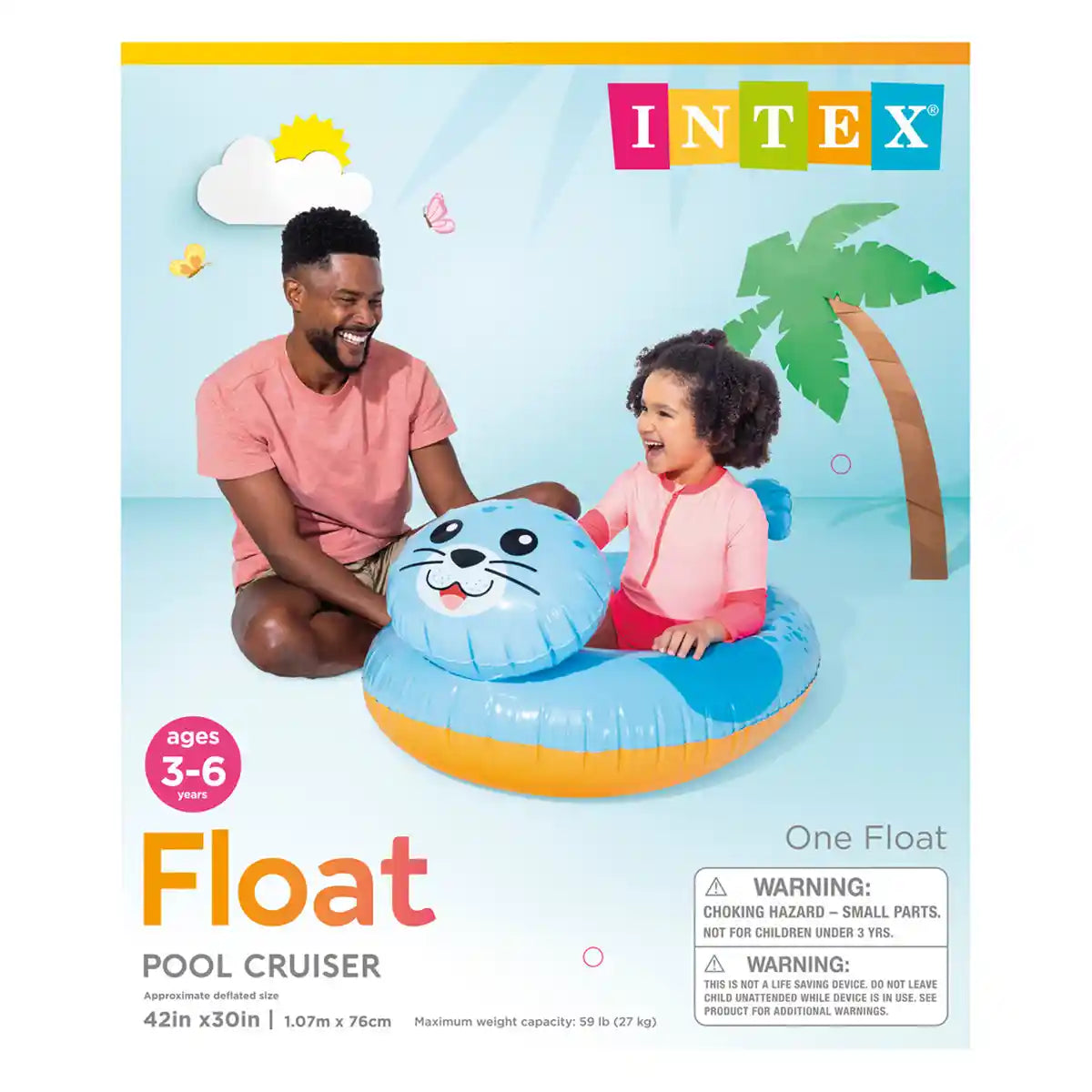 Intex Premium Pool Cruiser, 3-6 yrs| 1.09m x 74cm