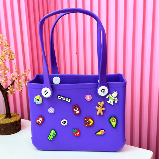Crocs Silicon Charms Bag-Big Size