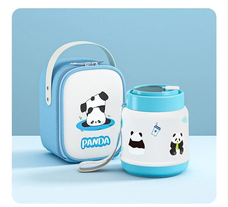 Panda CozyMeal Insulated Lunch Bowl with Insulated Lunch Bag 🐼🥣💚