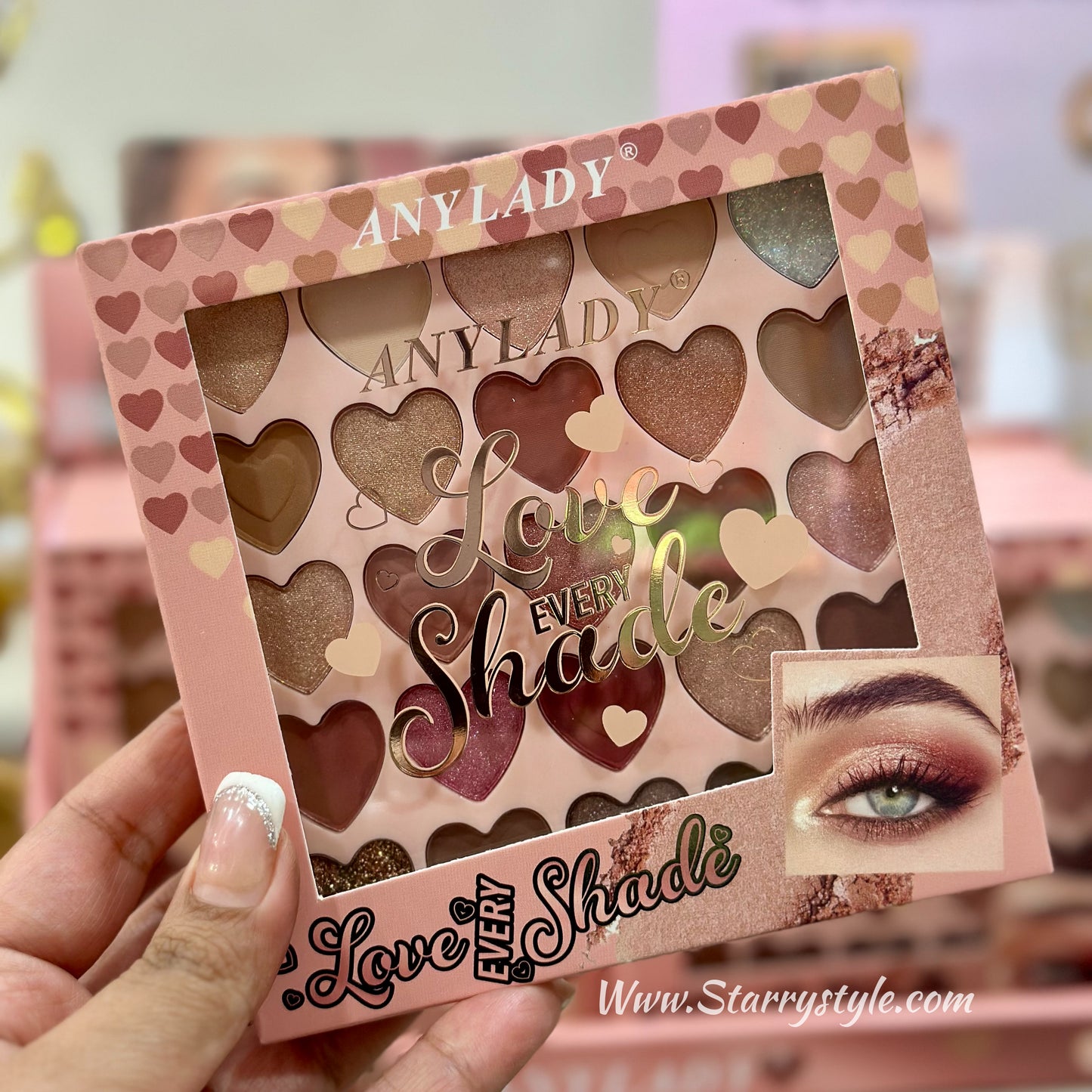 Anylady Nude Heart Eye Shadow Palette