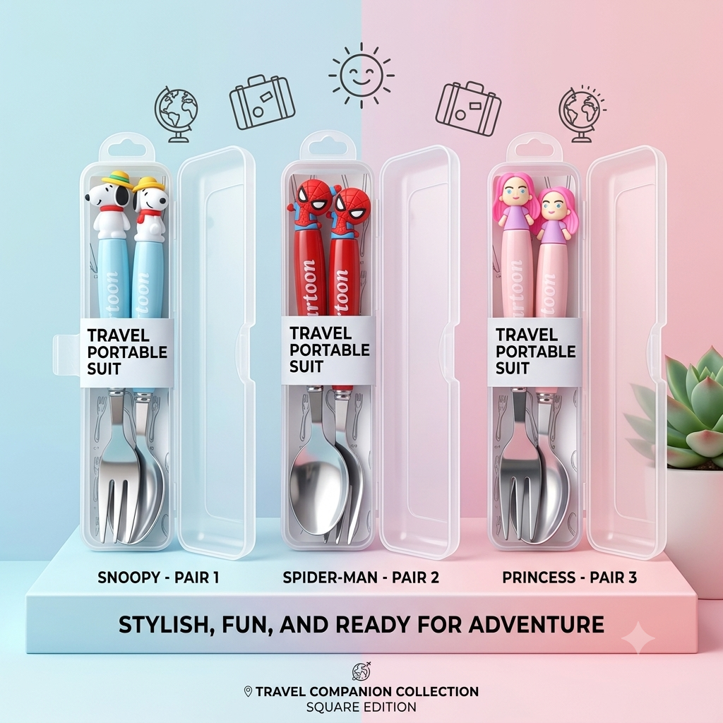 Cartoon Cutlery Set