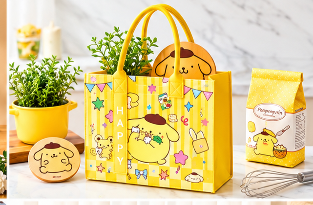Cute Character Shopping Tote Bags
