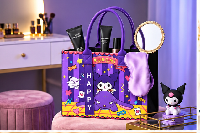 Cute Character Shopping Tote Bags
