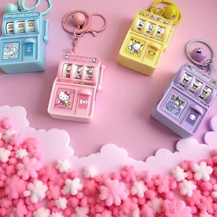 Gambling Machine Keychain