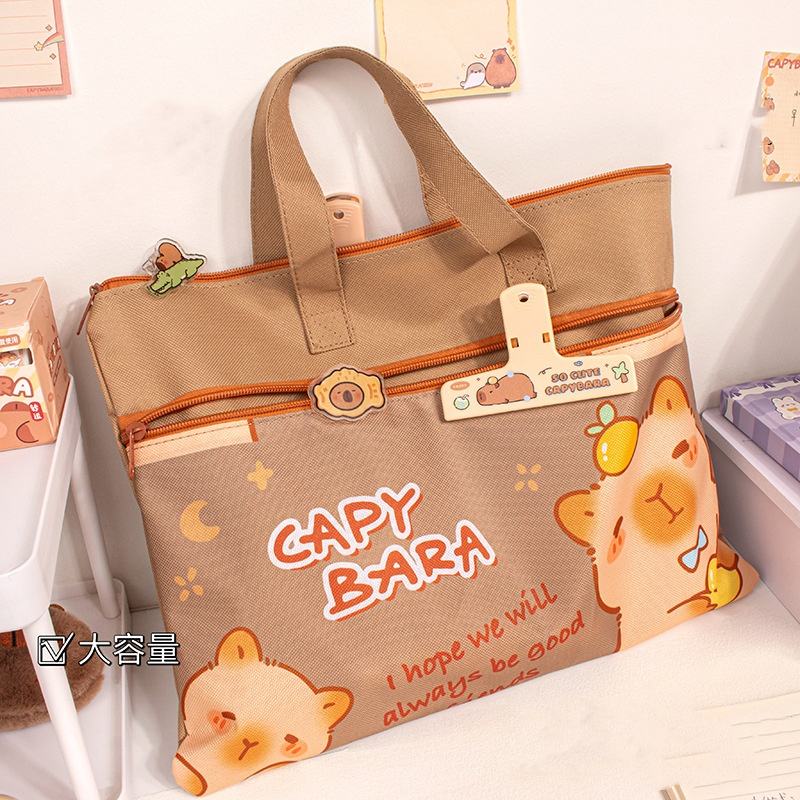 Cartoonistic Carry Bag With Zip Lock