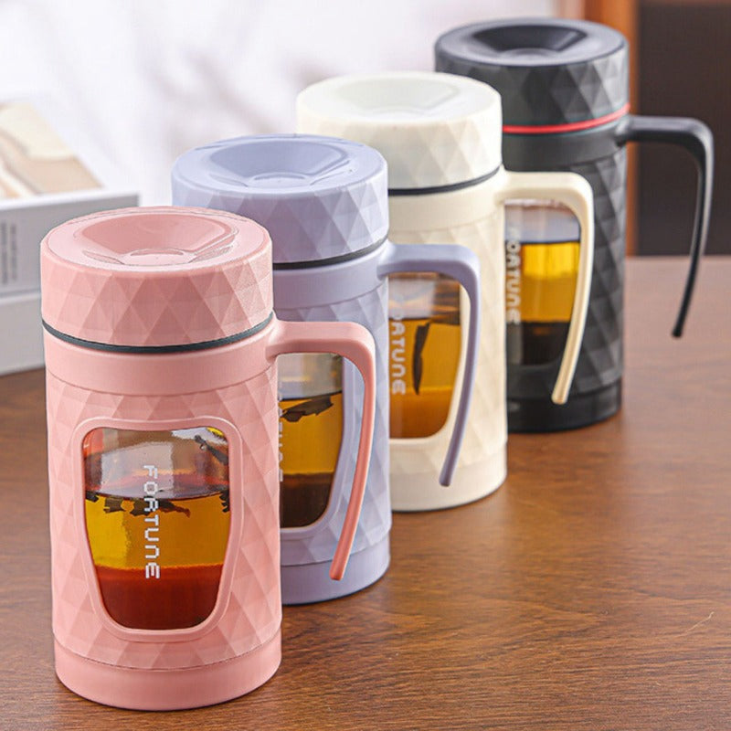 Diamond Sip Glass Mug