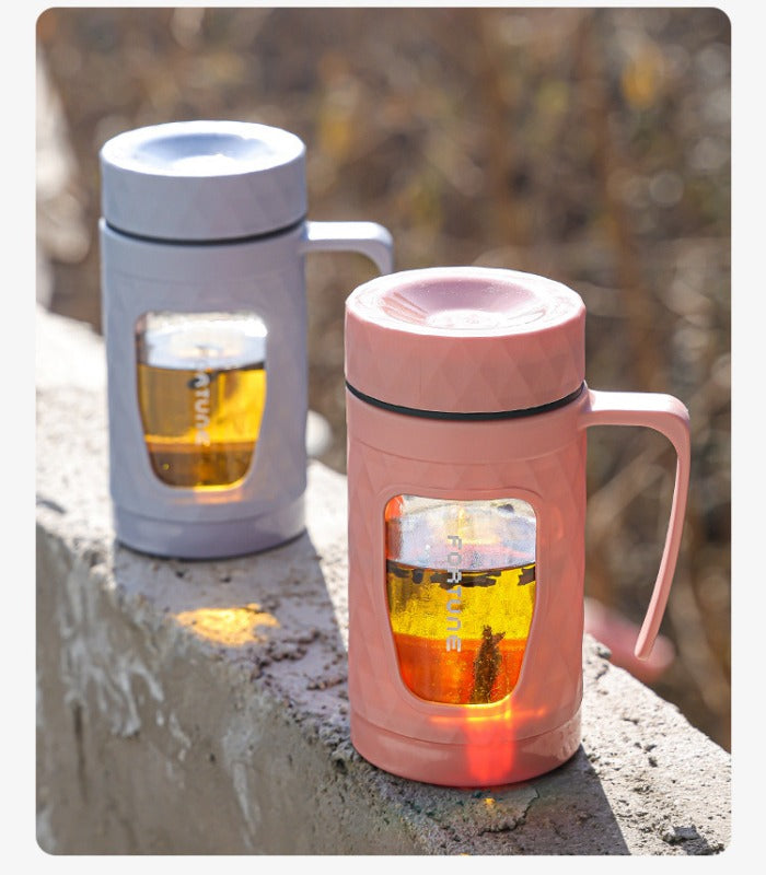 Diamond Sip Glass Mug