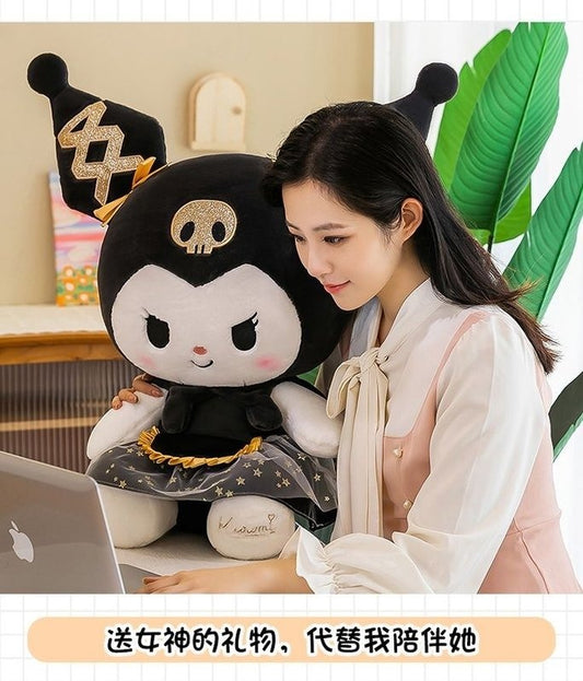 Midnight Bow Kuromi Plush 🖤✨