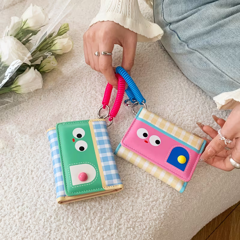 Pink Bubble Candy Peek Wallet