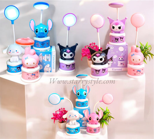 Sanrio Table Lamp With Coin Box 3 Step Brightness || Stickers || 395-1