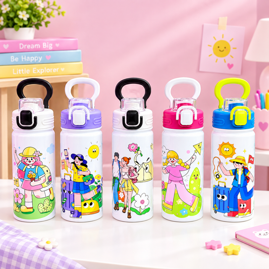 Kawaii Adventure Pastel Bottles